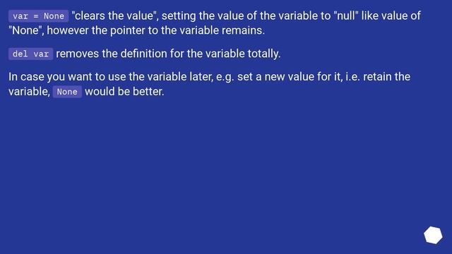 Clear variable in python смотреть онлайн
