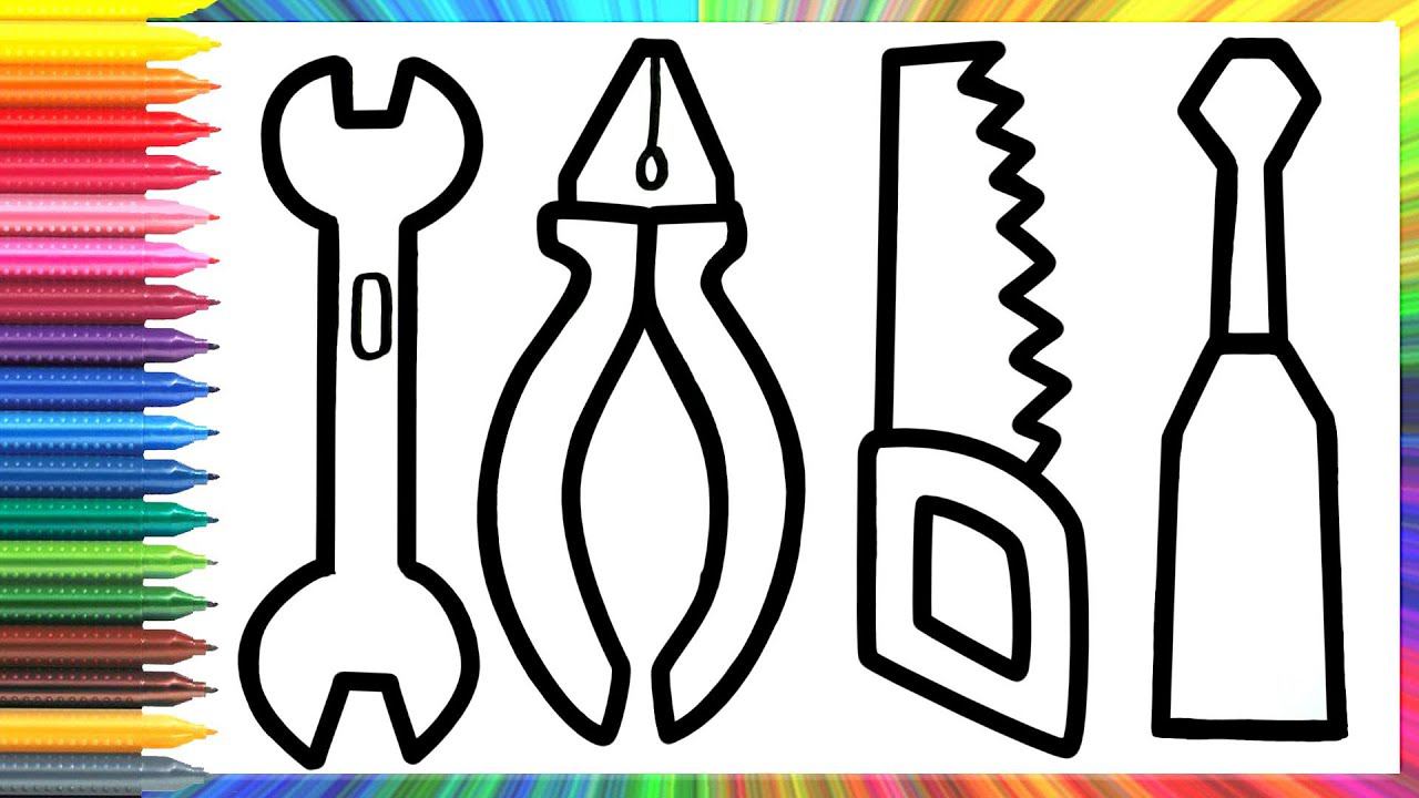 how to draw building materials for kids/cómo dibujar materiales de construcción para niños смотреть онлайн