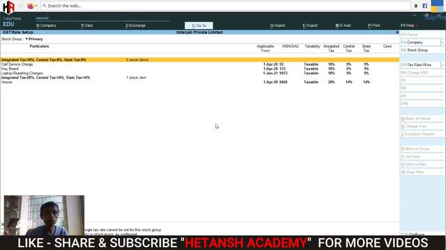 HOW TO VIEW & ALTER HSN CODE FROM SINGLE SCREEN IN TALLY PRIME & TALLY ERP 9 | HSN IN GST смотреть онлайн