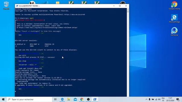 Wsl 2 Using Win-kex on Windows 10 смотреть онлайн