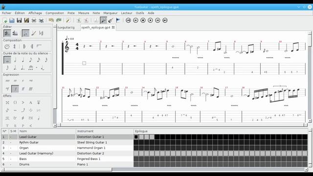 SF2 Sound Comparison Via TuxGuitar And Opeth / Epilogue