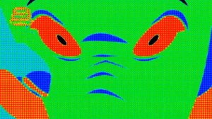 Color inversion fx , Elephant  ( HICKORY  DICKORY DOCK  )