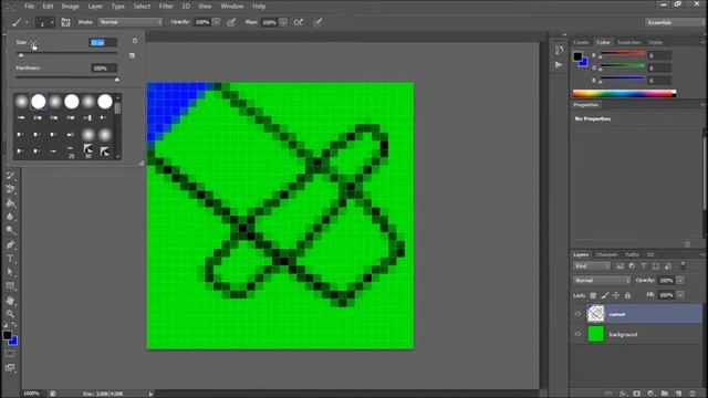 tuto : how to create a mouse cursor with photoshop смотреть онлайн