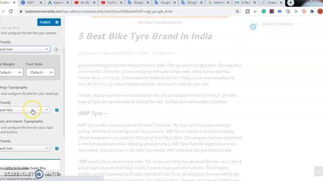 Wordpress Post font size Change / Blog Post font size / Wordpress Blog Article Font Size kaise badl смотреть онлайн