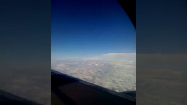 Прага - Брюсель, Вид из окна самолета смотреть онлайн