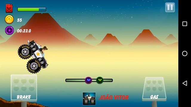 Hill racing Mountain climb gameplay nivel 21-22 смотреть онлайн