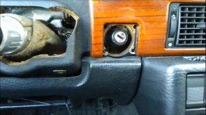 Замена контактной группы и личинки замка зажигания Ауди 100 с3