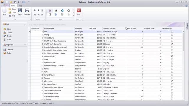 DevExpress WinForms Grid Columns: Column Visibility смотреть онлайн