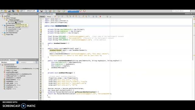 Sending Email From Java Netbeans (Maven Project) смотреть онлайн