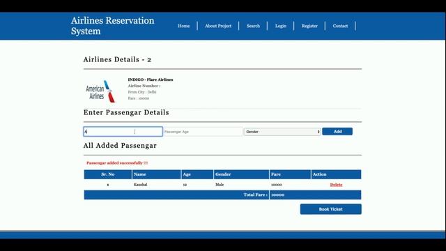 Python Django And MySQL Project on Airlines Reservation System смотреть онлайн