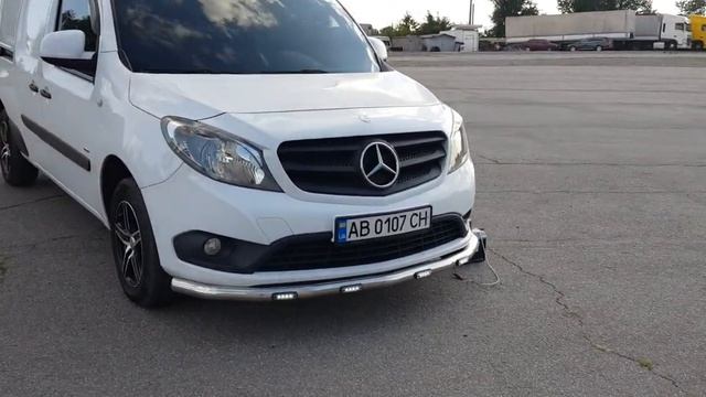 Защитно декоративная труба для Mercedes Citan (2012+) Code:F3-05.6.Led смотреть онлайн