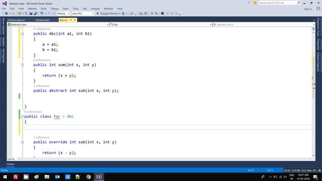 Can Abstract class have constructor | C# Tutorial in Hindi | Lesson - 18 смотреть онлайн