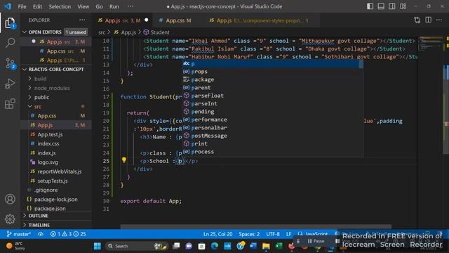 Create react app Component styles props part 4 смотреть онлайн
