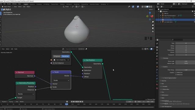 Blender3D 3.1 - Fake Fluid Effect using Geometry nodes смотреть онлайн