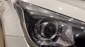 Kia Rio 4 - тюнинг фар, установка линз, диодные Expression Drive