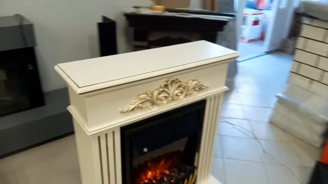 ЛЮЧИЯ МИНИ 80 СМ классический компактный электрокамин смотреть онлайн