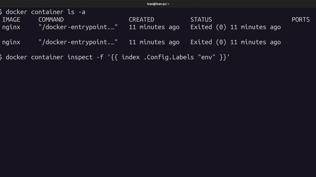 Docker: System commands смотреть онлайн