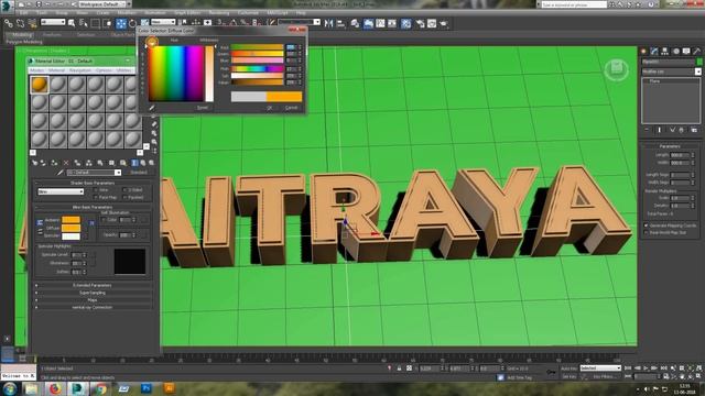 Master 3D Text Creation in 3ds Max #1 | How to make quick 3d text | Easy 3d tutorial | Simple смотреть онлайн