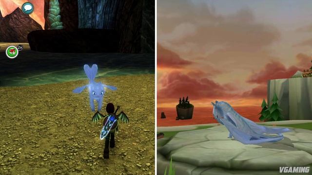 THE HIDDEN WORLD TOOTHLESS & LIGHT FURY - School of Dragons Vs Dragons: Rise of Berk смотреть онлайн