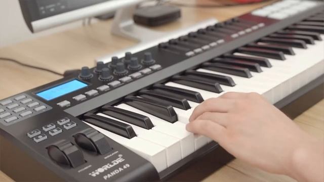 ✅ USB MIDI-клавиатура WORLDE PANDA 49. Синтезатор с Алиэкспресс! смотреть онлайн