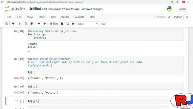 Tuples in Python | Python Tuple | Introduction of tuples for beginners | Latest video on Tuples смотреть онлайн