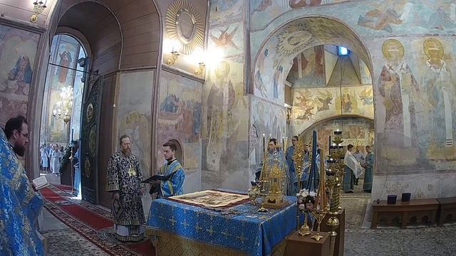 Божественная литургия в Праздник Успения Пресвятой Богородицы смотреть онлайн