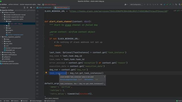 Monitor your dag with slack alerts | Apache Airflow tutorials for beginners смотреть онлайн