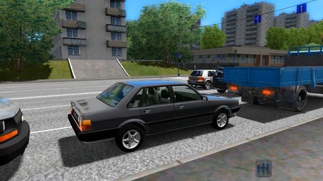 City Car Driving 1.3.3 - Audi 80 B2 смотреть онлайн