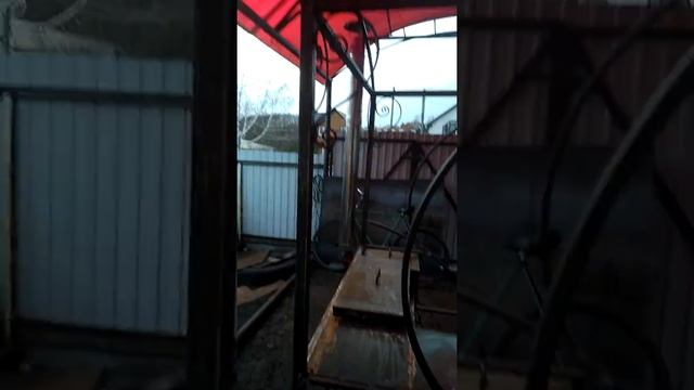 Продолжение не большого мангала с крышей. смотреть онлайн