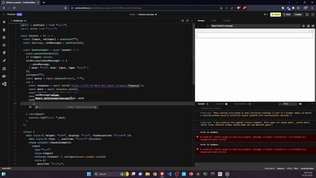 part 10 Chat Frontend with React and API integration - Deep Learning Chatbot from scratch | 2023 смотреть онлайн