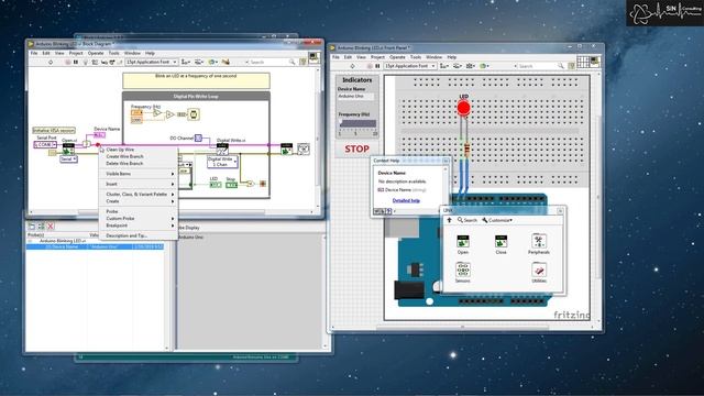 LabVIEW Basics #1 - Blinking an LED and setting up LINX (2019) on an Arduino UNO смотреть онлайн