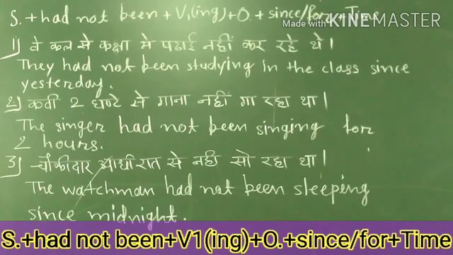 Past Perfect Continuous Tense смотреть онлайн
