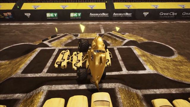 MONSTER JAM GOLD MONSTER TRUCKS Freestyle @MJM смотреть онлайн