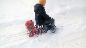 Снегокат детский с мотором