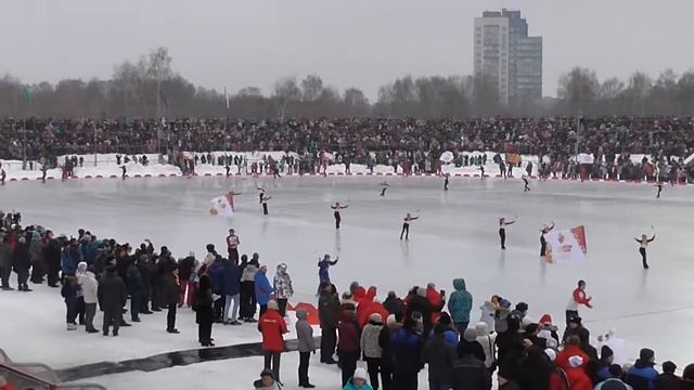 Олимпийский огонь в Нижнем Новгороде смотреть онлайн