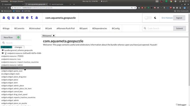 Aquameta v0.2.0 IDE Demo смотреть онлайн