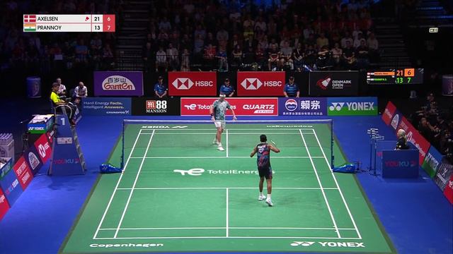 BWF World Championships 2023 | Viktor Axelsen (DEN) [1] Vs. H.S. Prannoy (IND) [9] | QF