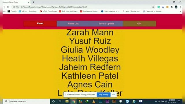 Random Name Picker Application (Open-Source Code) смотреть онлайн