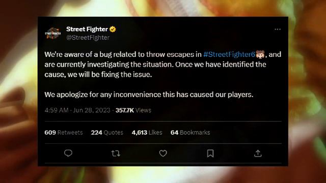Street Fighter 6 First Game Breaking Bug смотреть онлайн