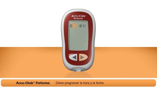 Cómo programar la hora y la fecha en el medidor Accu-Chek® Performa смотреть онлайн