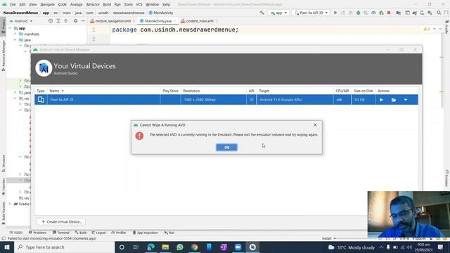 Android AVD Simulator not Working | Fix AVD Simulator in Android Studio | AVD Simulator Black Scree смотреть онлайн