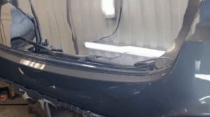 Ремонт и восстановление заднего бампера Hyundai IX35