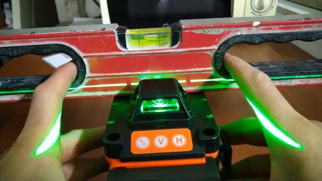 HILDA 12/16 линий 3 / 4D лазерный уровень c AliExpress. Не рекомендую! смотреть онлайн