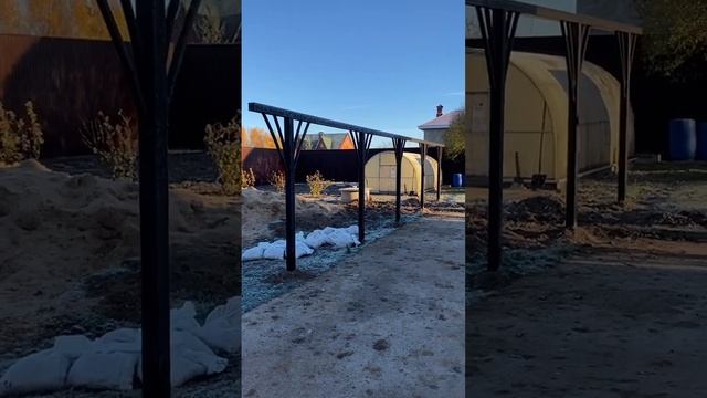 Навесы из поликарбоната Спецкаркас