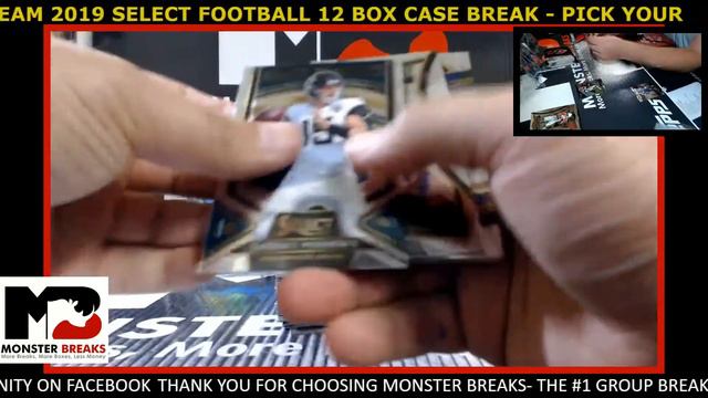 2019 SELECT FOOTBALL 12 BOX CASE BREAK - PICK YOUR TEAM смотреть онлайн