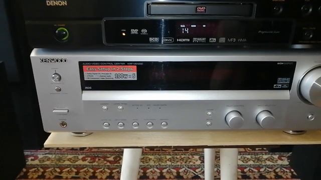 Kenwood KRF-V6100D Сброс настроек на заводские. Factory reset. смотреть онлайн
