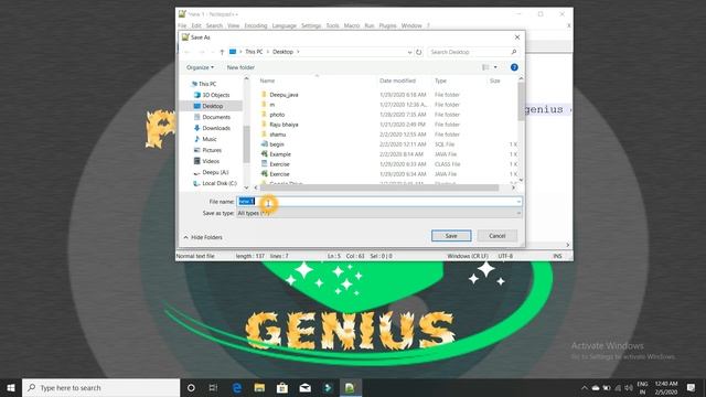 How to run java program in notepad, Hello world in java, windows 10,run java in cmd смотреть онлайн