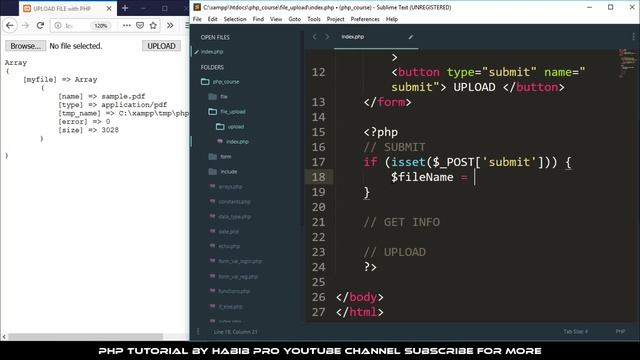 PHP File Upload (image, zip, pdf etc any file) - PHP Tutorial Bangla [Part 22.1] смотреть онлайн