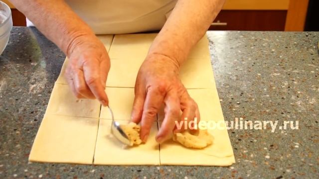 Самса слоёная с картофелем - Рецепт Бабушки Эммы смотреть онлайн