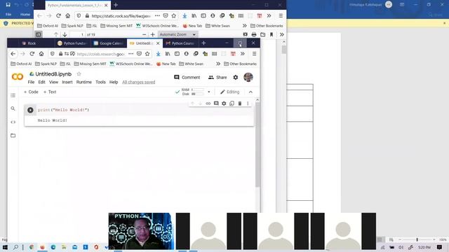 Lesson 1 (Python Hello World, Comments, Google Colab) смотреть онлайн